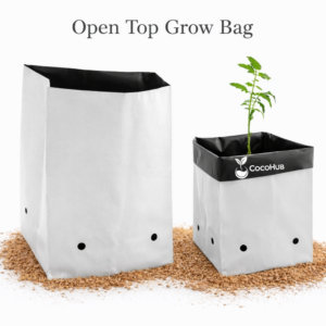 open top Cocopeat-chip-block