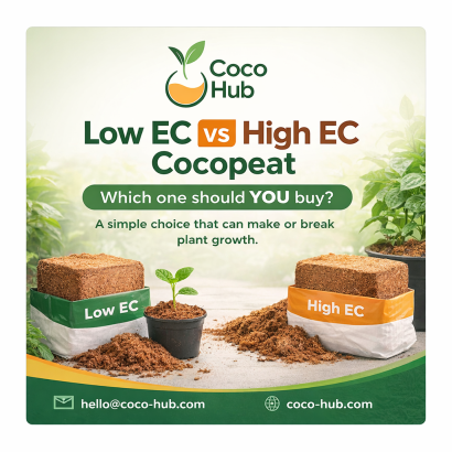 Low EC vs High EC cocopeat comparison for growers